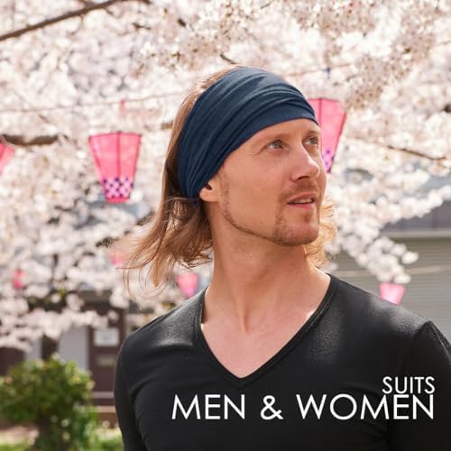 Vue 6 de Bandeau Cheveux Homme Lin