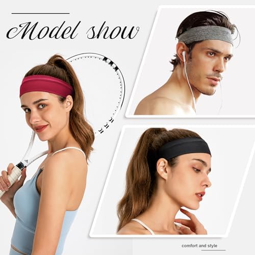 Vue 4 de Bandeau Cheveux Femme Homme