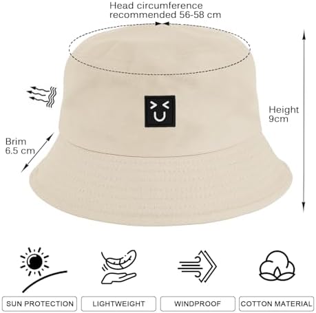 Vue 6 de Bobs Femmes Hommes Chapeau