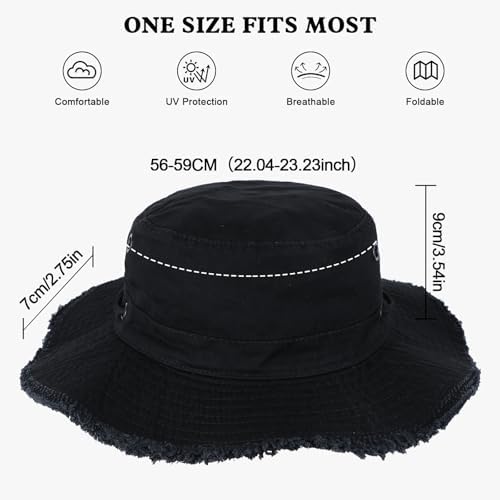 Vue 4 de Chapeau Anti Uv Femme