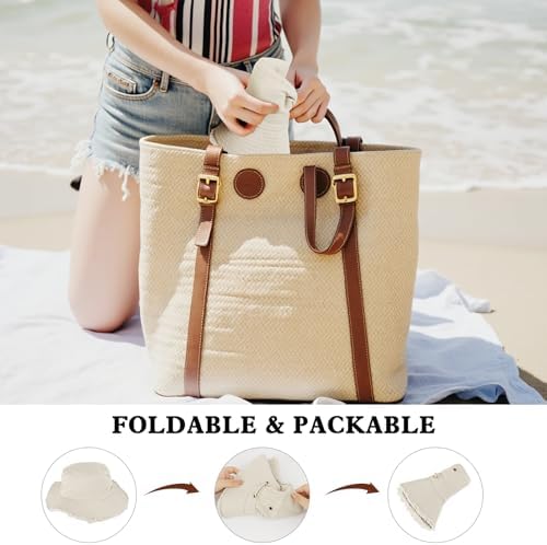 Vue 5 de Chapeau Anti Uv Femme