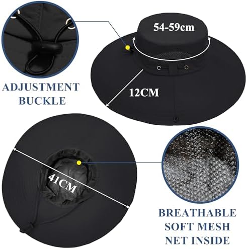 Vue 2 de Mesh Chapeau Boonie Homme