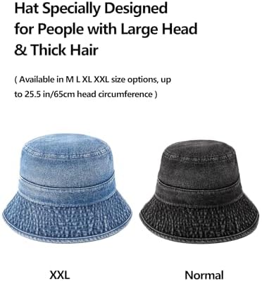 Vue 2 de Chapeau Bob En Jean