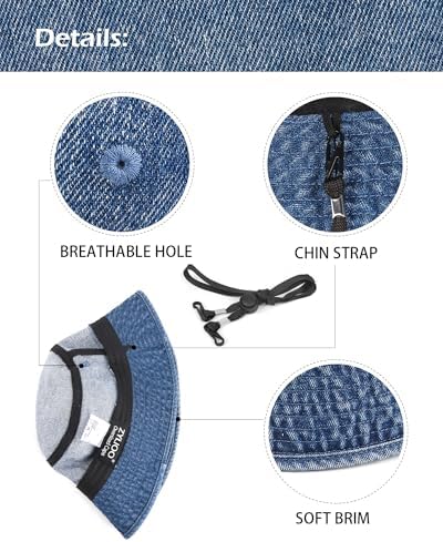 Vue 5 de Chapeau Bob En Jean