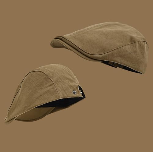 Vue 2 de Casquette Beret Plate Coton