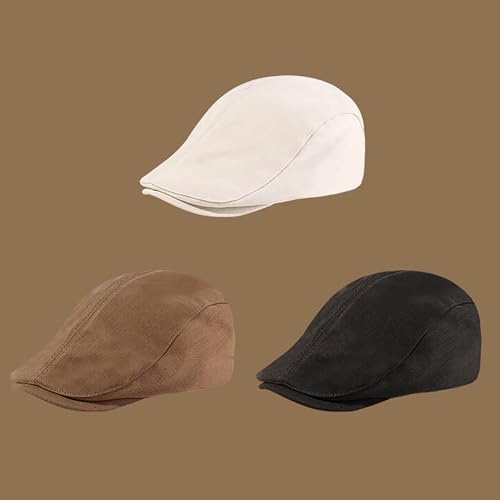 Vue 6 de Casquette Beret Plate Coton