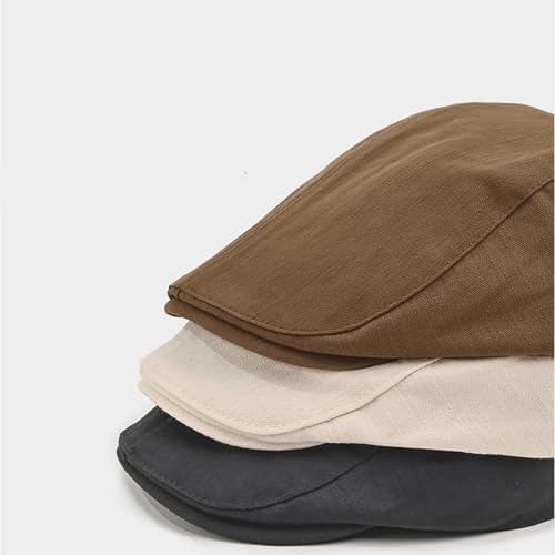 Vue 7 de Casquette Beret Plate Coton