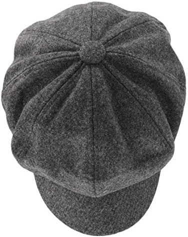 Vue 3 de Casquette Gavroche Laine Melangee