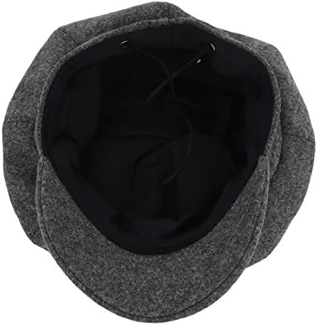 Vue 4 de Casquette Gavroche Laine Melangee