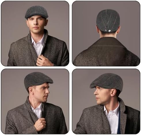 Vue 5 de Hommes Beret Casquette Plate