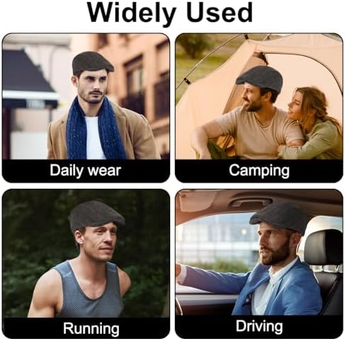 Vue 7 de Hommes Beret Casquette Plate