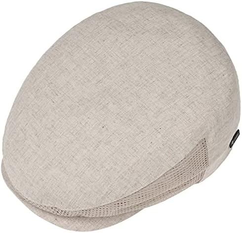 Vue 4 de Casquette Plate En Lin