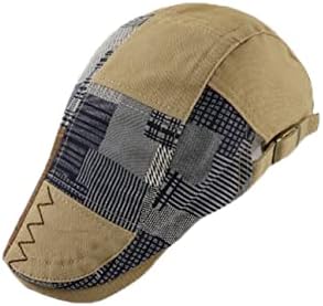 Vue 3 de Casquette Plate Vintage Homme