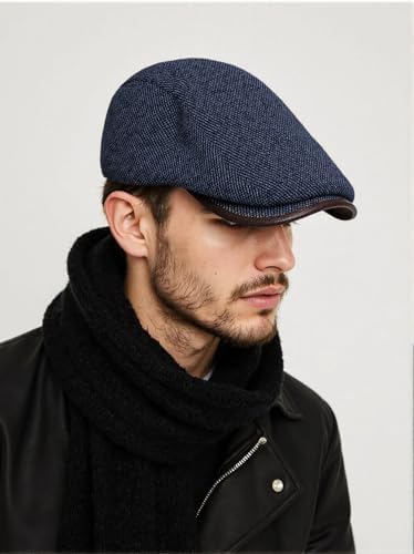 Vue 4 de Basque Casquette Plate Laine