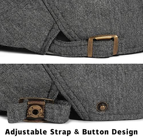 Vue 2 de Casquette Beret Homme Reglable