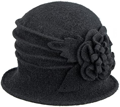 Vue 2 de Chapeau Cloche Rond Pour