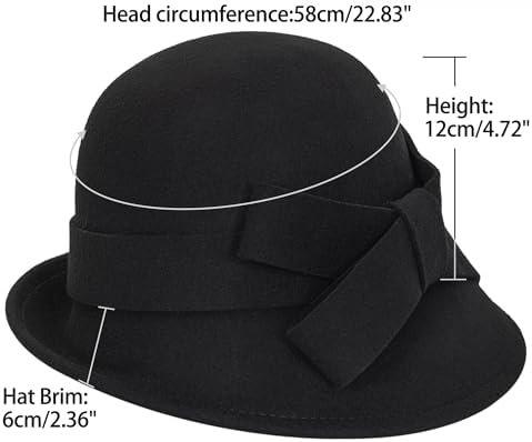 Vue 3 de Chapeau Bob Pour Femme