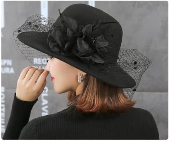 Vue 4 de Chapeau Bibi Large