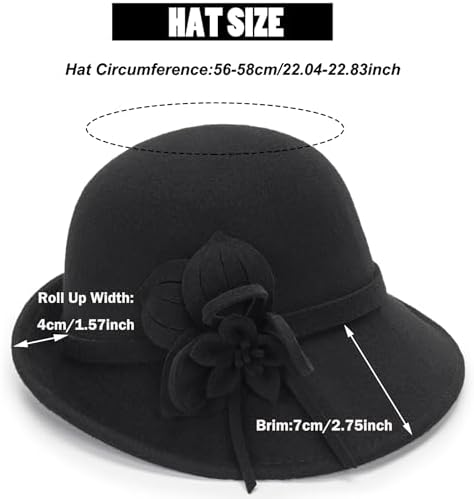 Vue 2 de Gatsby Chapeau Cloche En