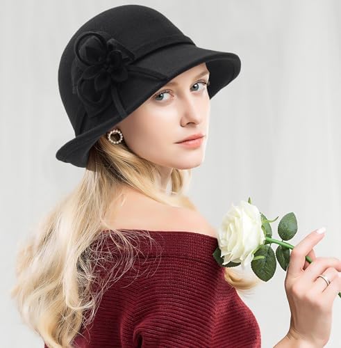 Vue 5 de Gatsby Chapeau Cloche En