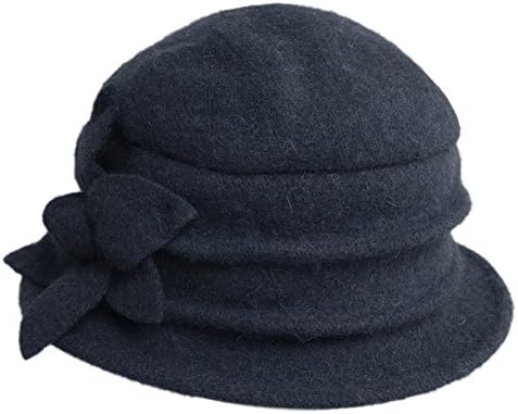 Vue 3 de Chapeau Cloche Dhiver En