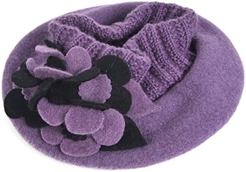 Vue 3 de Femme Beret Francais Laine