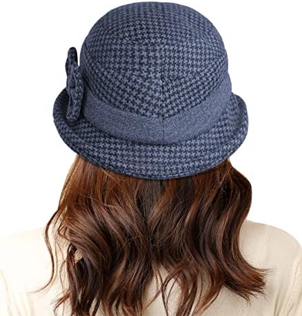 Vue 2 de Femme Chapeau Melon Avec