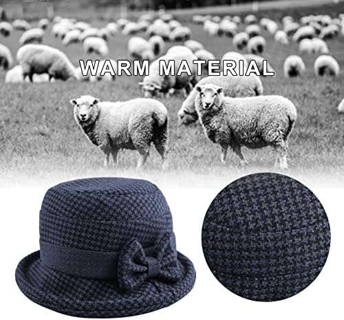 Vue 5 de Femme Chapeau Melon Avec