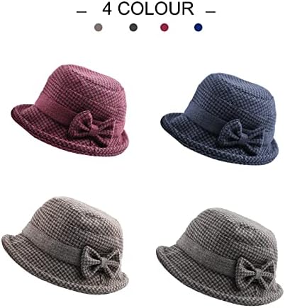 Vue 7 de Femme Chapeau Melon Avec
