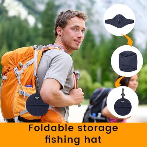 Vue 4 de Chapeau Seau Pliable Chapeau