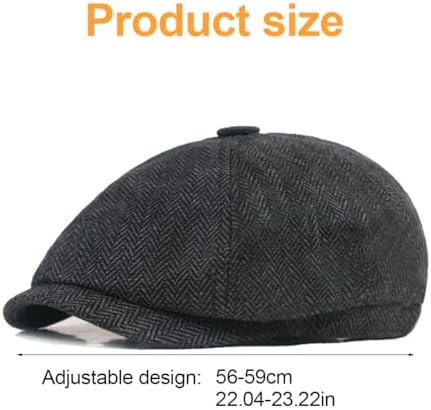 Vue 2 de Casquette Homme Femme Peaky