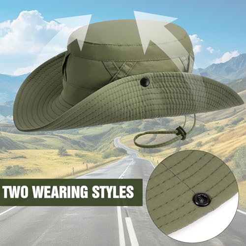 Vue 4 de Chapeau De Soleil Hommes