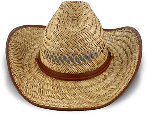 Vue 2 de Chapeau Australien En Paille