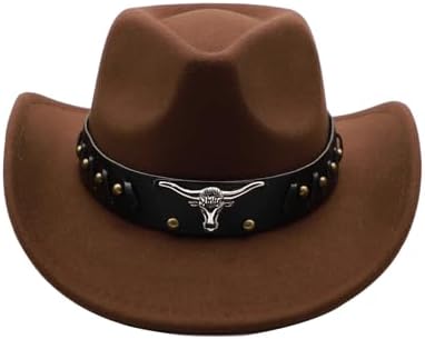 Vue 2 de Chapeau Cowboy Femme Chapeau