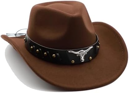 Vue 3 de Chapeau Cowboy Femme Chapeau