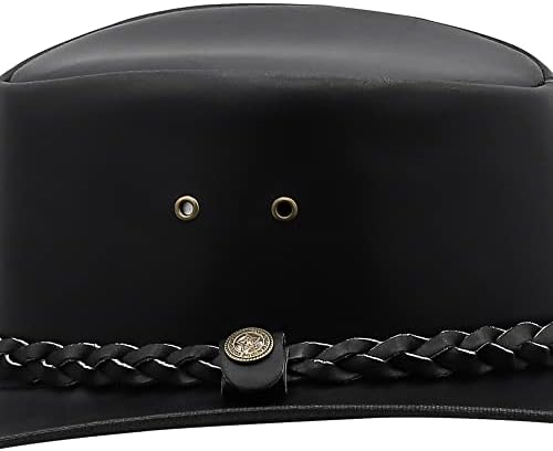 Vue 5 de Cowboy Chapeau Cuir De