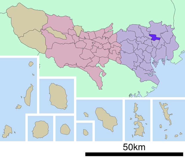 荒川の地図