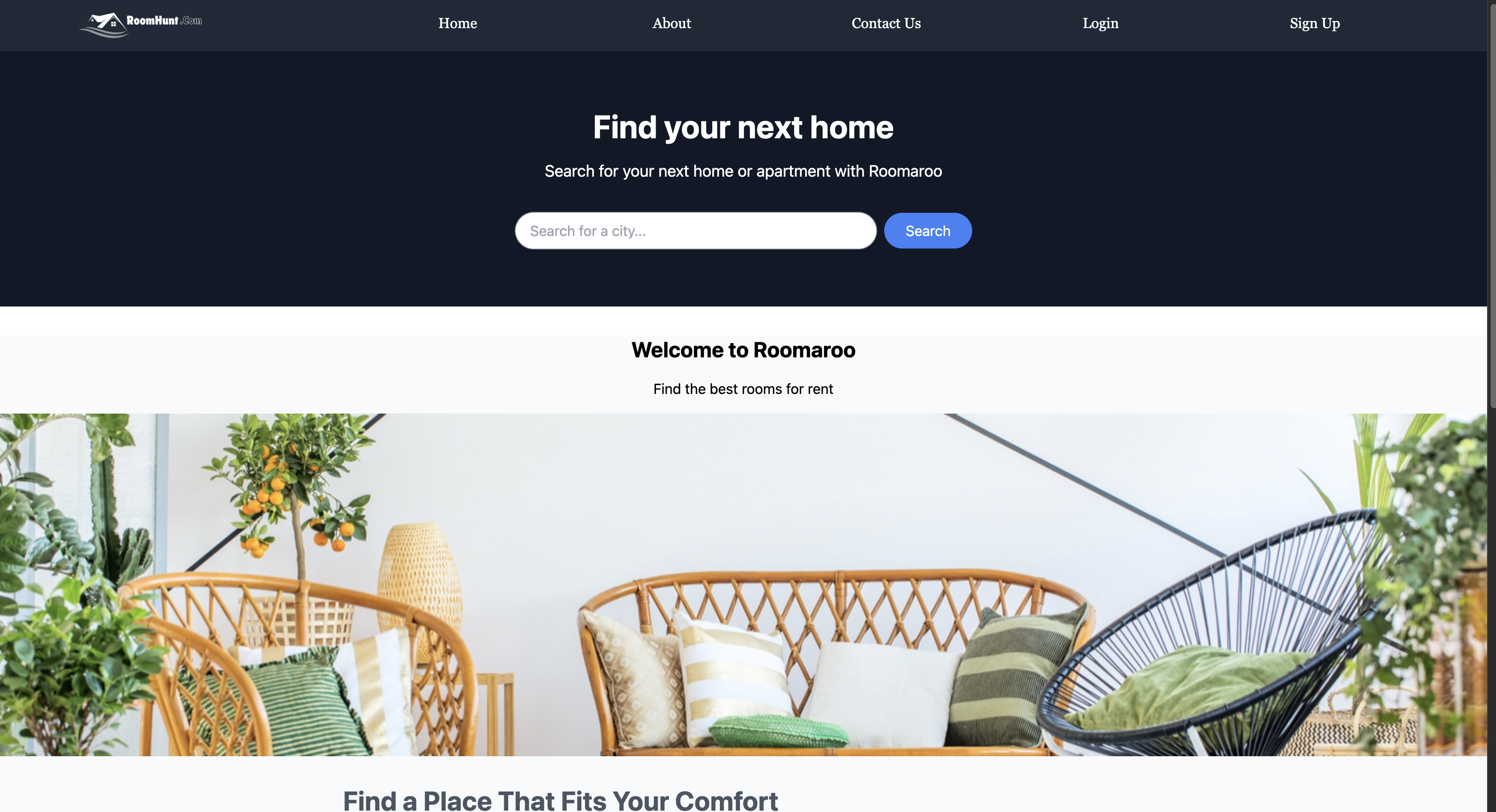 RoomHunt - Room Rental Platform for Students 