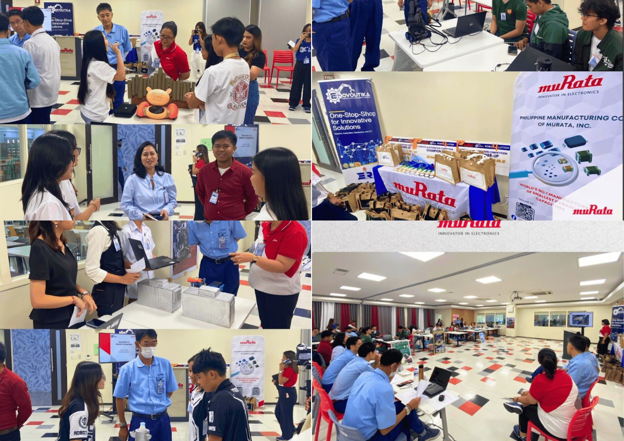 Murata as the Murata Robolution: Erovouthon 2.0 Robotics Competition 2025
