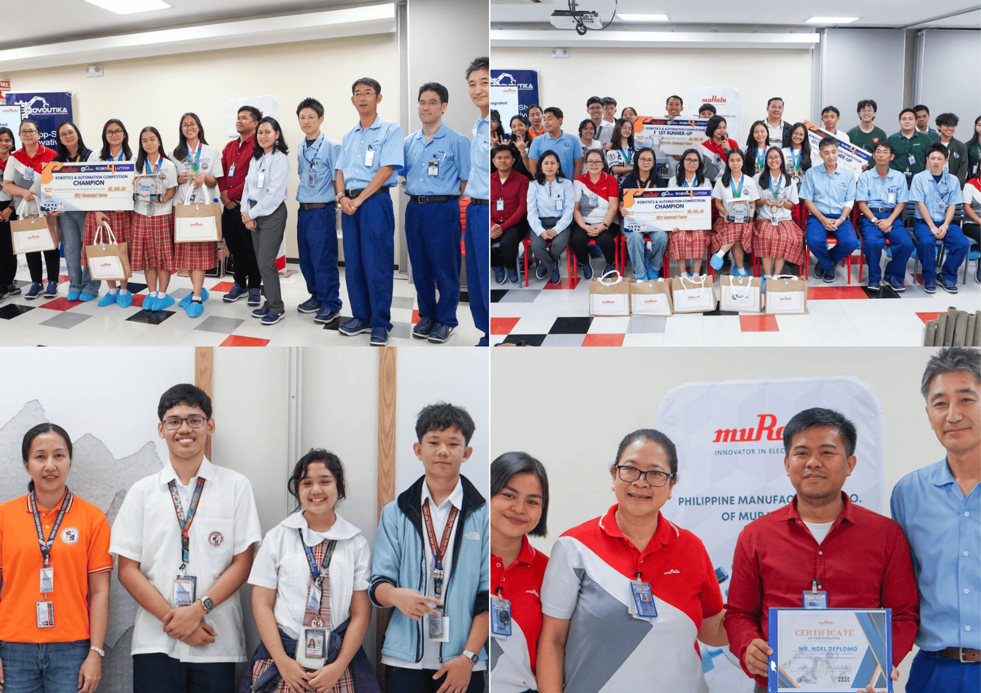 Congratulations to the future leaders who displayed exceptional talent in the Murata Robolution: Erovouthon 2.0 Robotics Competition 2025