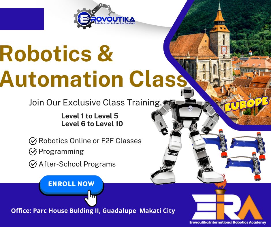 Ready to Innovate & Compete? Join our Robotics & Automation Classes and take your skills or your kids' to the next level!