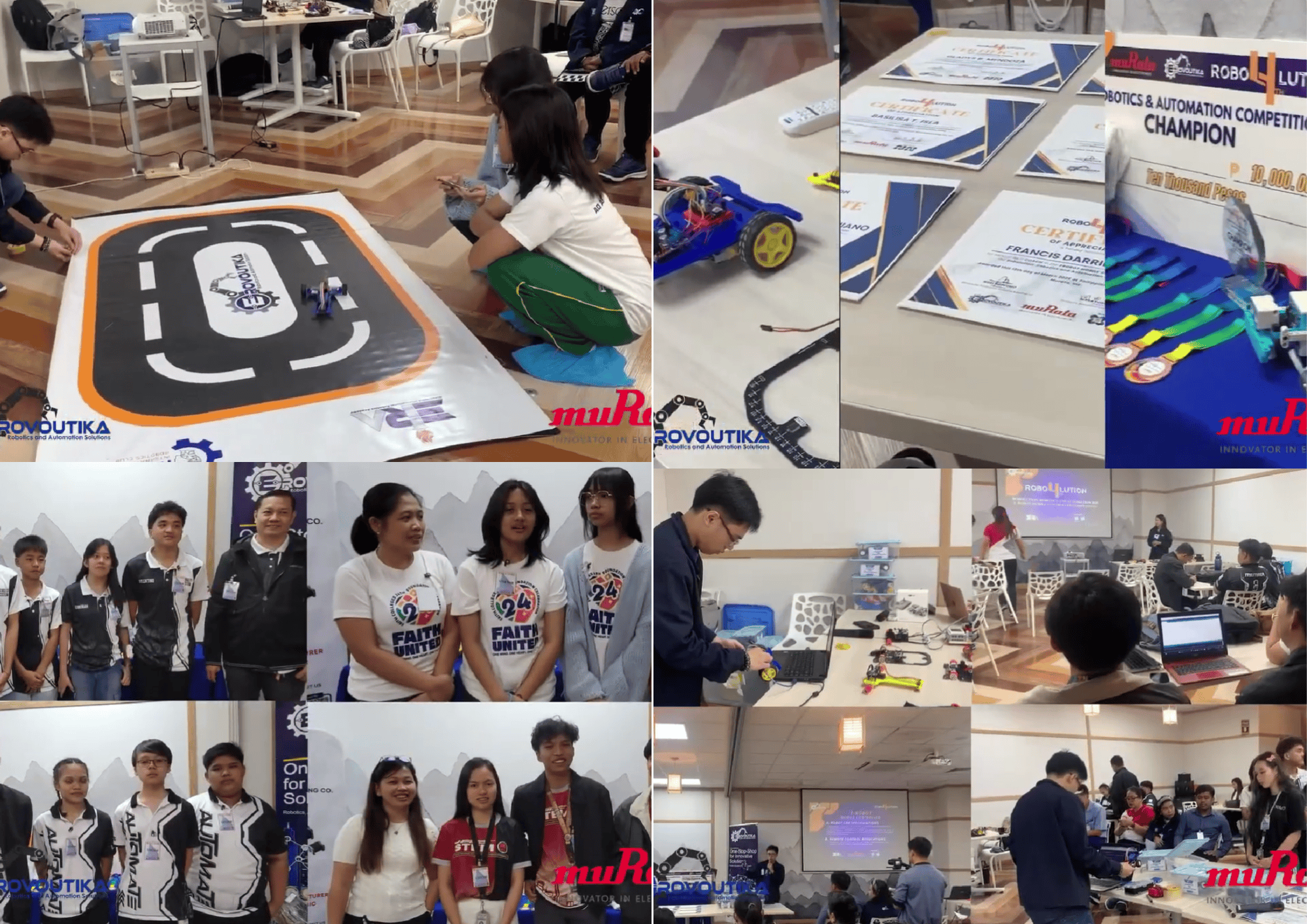 The highlights of the MURATA ROBOLUTION 2025: E-ROBOT MOBILE CONTROLLED COMPETITION