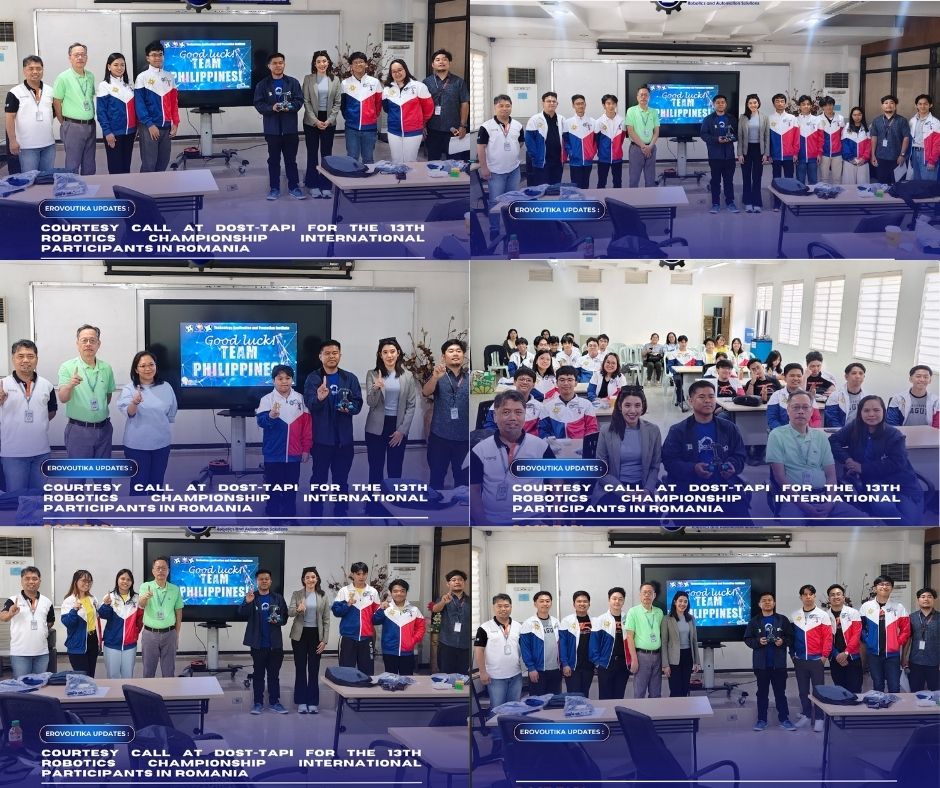 The Department of Science and Technology - Technology Application and Promotion Institute and kakaRobot founder and CEO proudly shows its support to the ๐ง๐ฒ๐ฎ๐บ ๐ฃ๐ต๐ถ๐น๐ถ๐ฝ๐ฝ๐ถ๐ป๐ฒ๐!