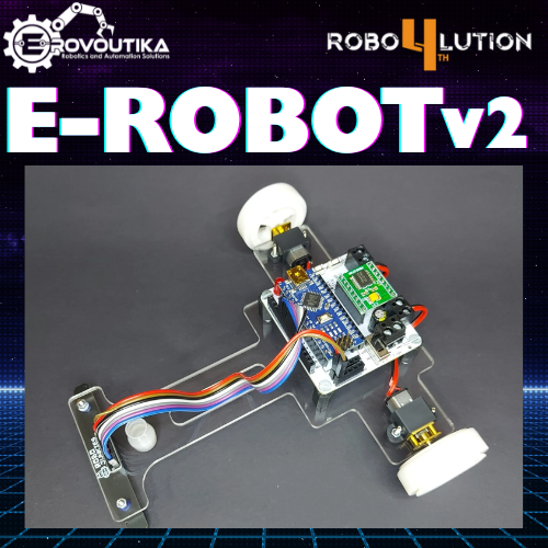E-ROBOT v2 - Erovouika Line following Intermediate