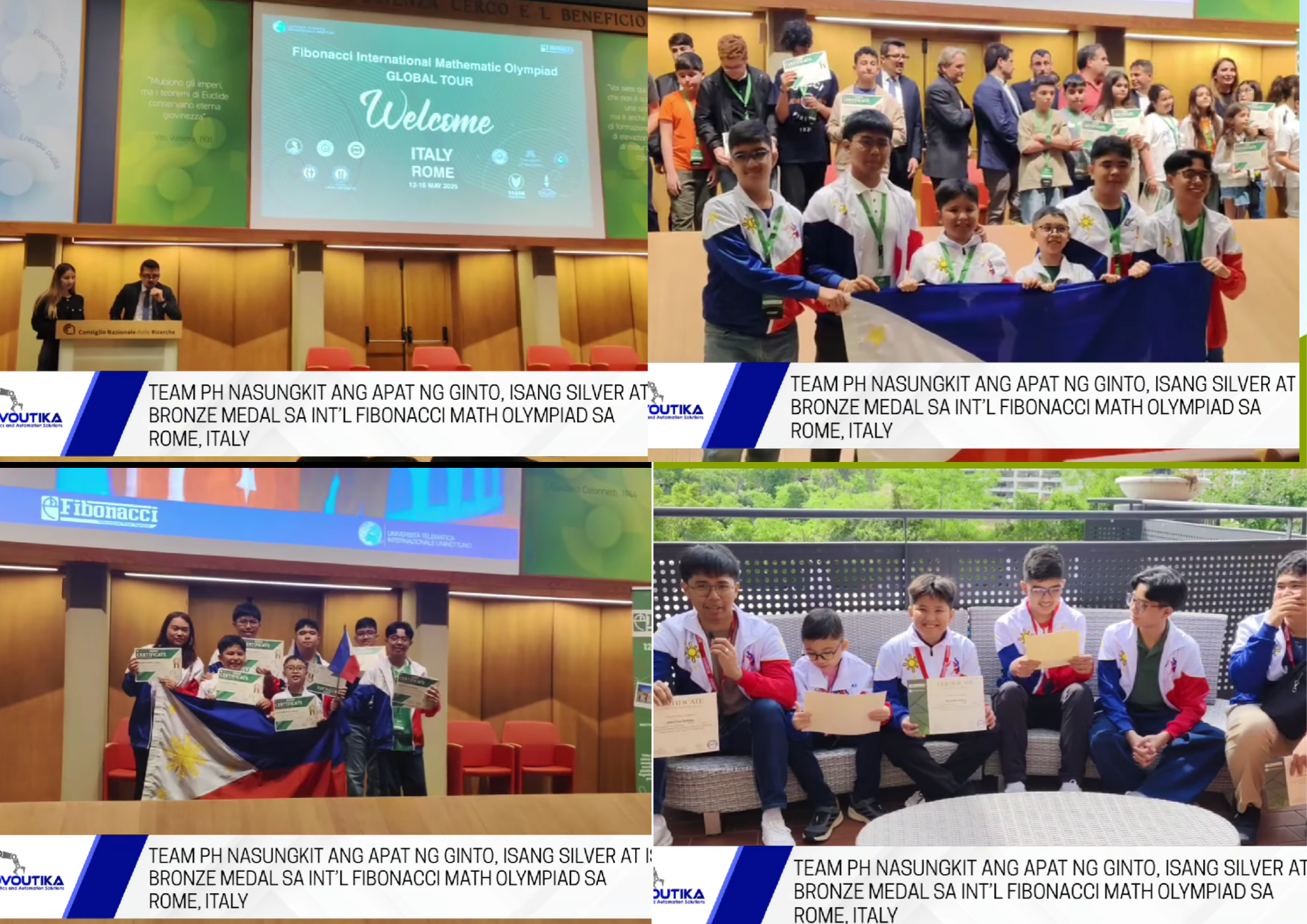 ๐ต๐ญโจ FILIPINO MATHLETES MAKE HISTORY IN ROME! โจ๐ต๐ญ