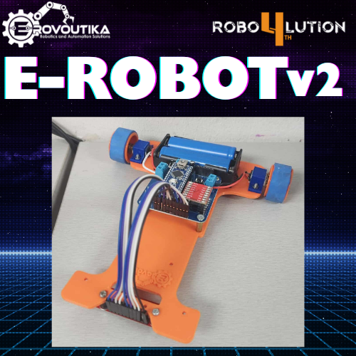 E-ROBOT v2 - Erovouika Line following Intermediate