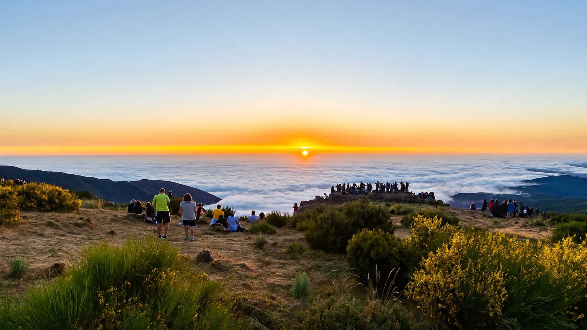 Panoramic sunrise