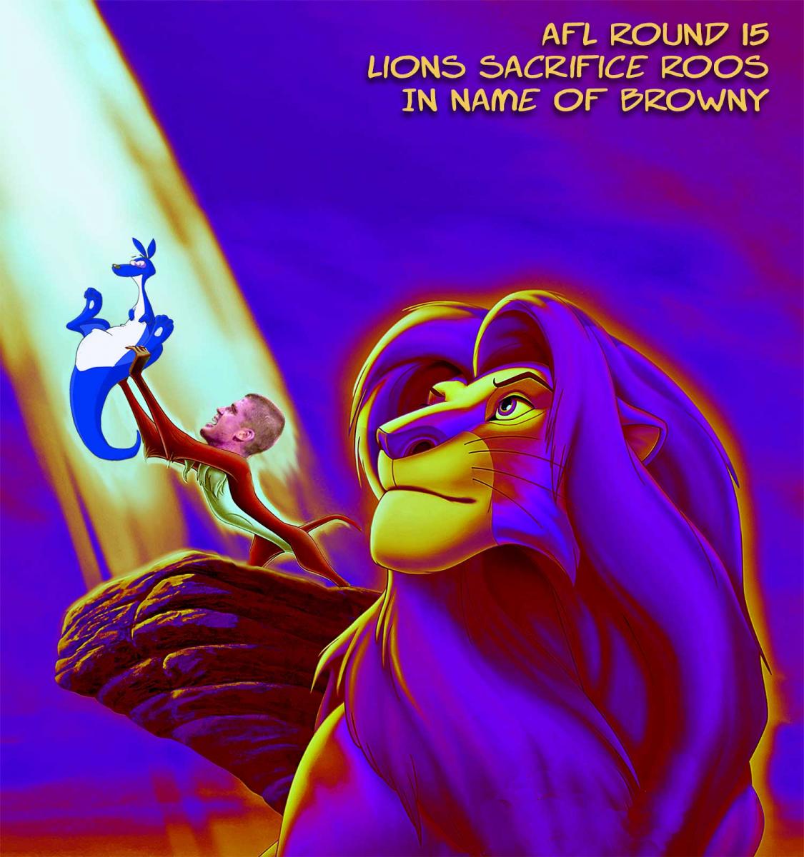 Lions Sacrifice Roos