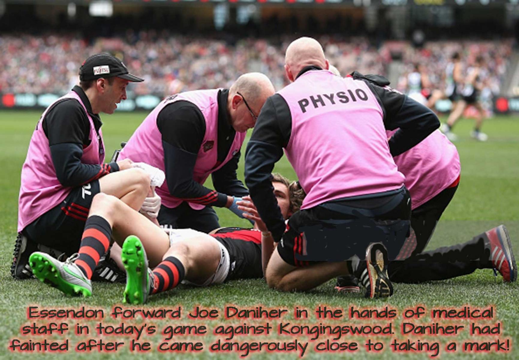 Daniher Faints