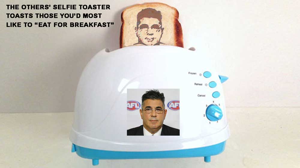 Z Demetriou Selfie Toaster